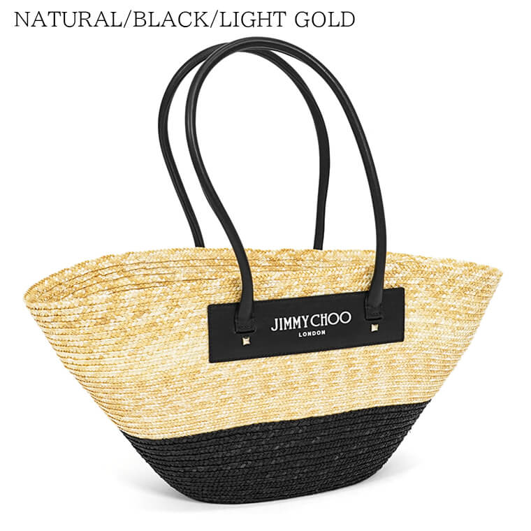 【SUMMER FINAL SALE】 JIMMY CHOO レディース トートバッグ BEACH BASKET TOTE M JXH 2カラー