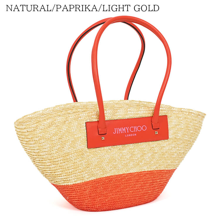 【SUMMER FINAL SALE】 JIMMY CHOO レディース トートバッグ BEACH BASKET TOTE M JXH 2カラー