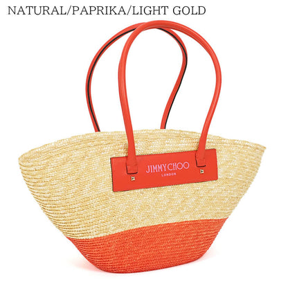【SUMMER FINAL SALE】 JIMMY CHOO レディース トートバッグ BEACH BASKET TOTE M JXH 2カラー