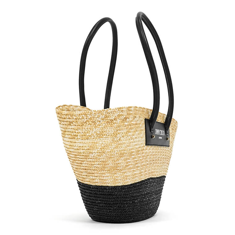 【SUMMER FINAL SALE】 JIMMY CHOO レディース トートバッグ BEACH BASKET TOTE M JXH 2カラー