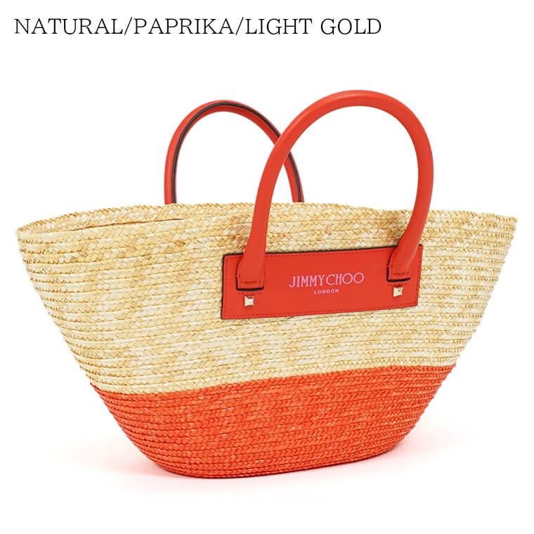 【SUMMER FINAL SALE】 JIMMY CHOO レディース トートバッグ BEACH BASKET TOTE S JXH 2カラー