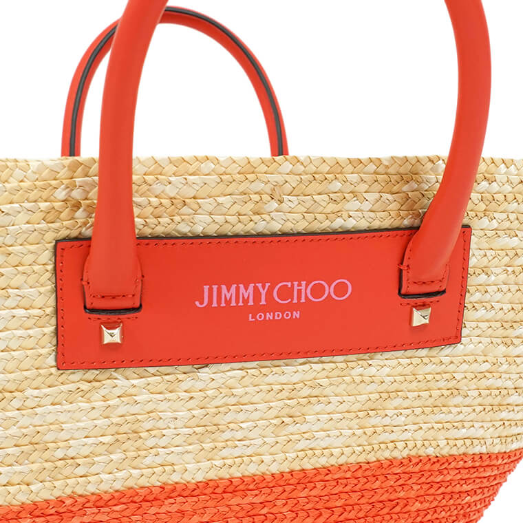 【SUMMER FINAL SALE】 JIMMY CHOO レディース トートバッグ BEACH BASKET TOTE S JXH 2カラー