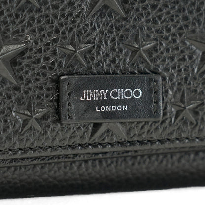 JIMMY CHOO メンズ レディース 3つ折り財布 BEALE EMG ブラック BLACK