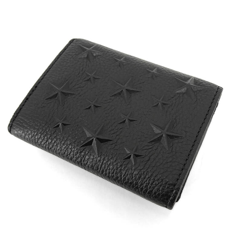 ジミーチュウ JIMMY CHOO メンズ レディース 3つ折り財布 ブラック