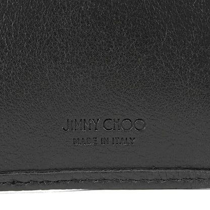 JIMMY CHOO メンズ レディース 3つ折り財布 BEALE EMG ブラック BLACK