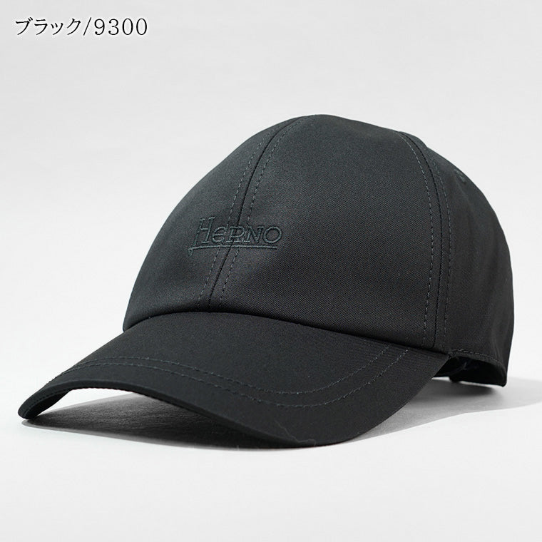 ヘルノ HERNO メンズ レディース キャップ ブラック ライトベージュ