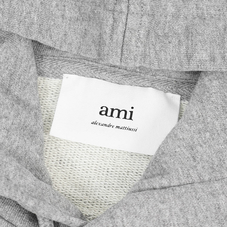 AMI メンズ パーカー BFUSW200 730 GRIS CHINE グレー 055