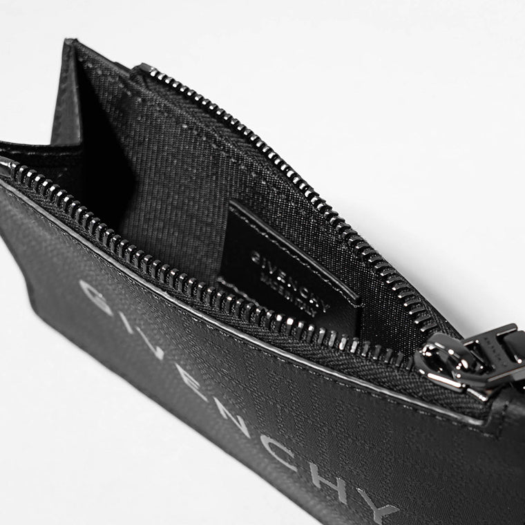 GIVENCHY メンズ カード＆コインケース ZIPPED CARD HOLDER BK60DNK1VM BLACK ブラック 001