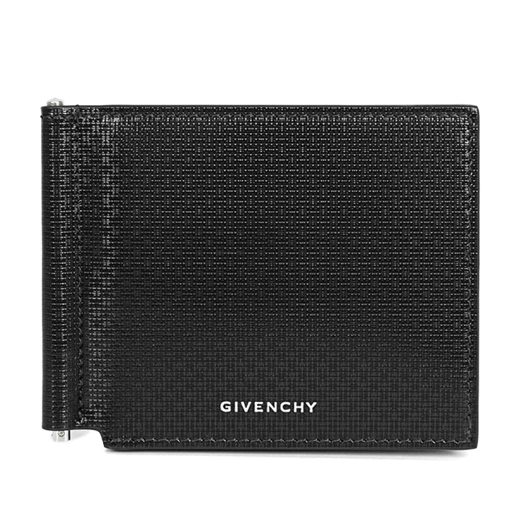 GIVENCHY メンズ マネークリップ折財布 BK60F1K1T4 BLACK ブラック 001