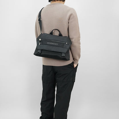 GIVENCHY メンズ レディース ショルダーバッグ G TREK MESSENGER BAG BKU04BK1RG BLACK ブラック 001