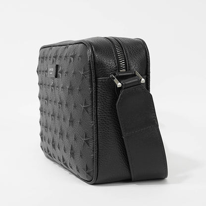 JIMMY CHOO メンズ レディース ショルダーバッグ BOX CAMERA M EMG ブラック BLACK GUNMETAL