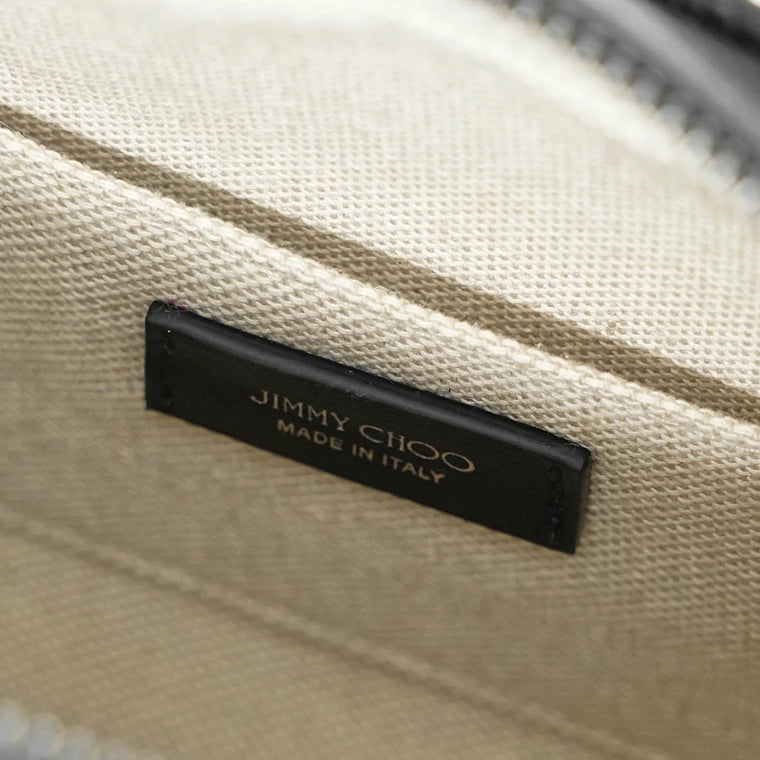 JIMMY CHOO メンズ レディース ショルダーバッグ BOX CAMERA M EMG ブラック BLACK GUNMETAL