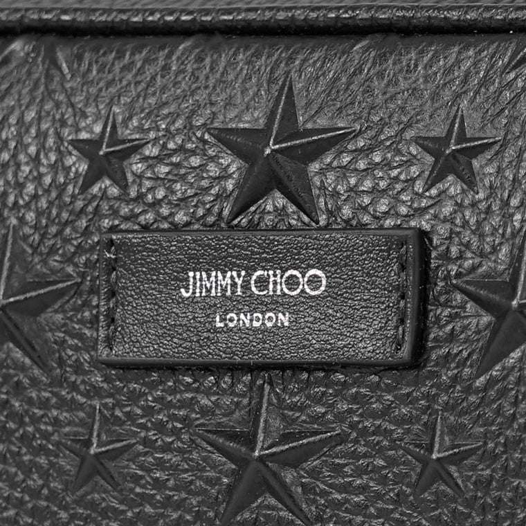 JIMMY CHOO メンズ レディース ショルダーバッグ BOX CAMERA M EMG ブラック BLACK GUNMETAL