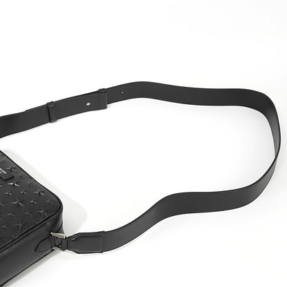 JIMMY CHOO メンズ レディース ショルダーバッグ BOX CAMERA M EMG ブラック BLACK GUNMETAL