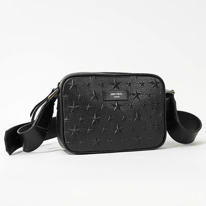 JIMMY CHOO メンズ レディース ショルダーバッグ BOX CAMERA S EMG ブラック BLACK GUNMETAL