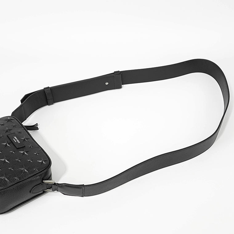 JIMMY CHOO メンズ レディース ショルダーバッグ BOX CAMERA S EMG ブラック BLACK GUNMETAL