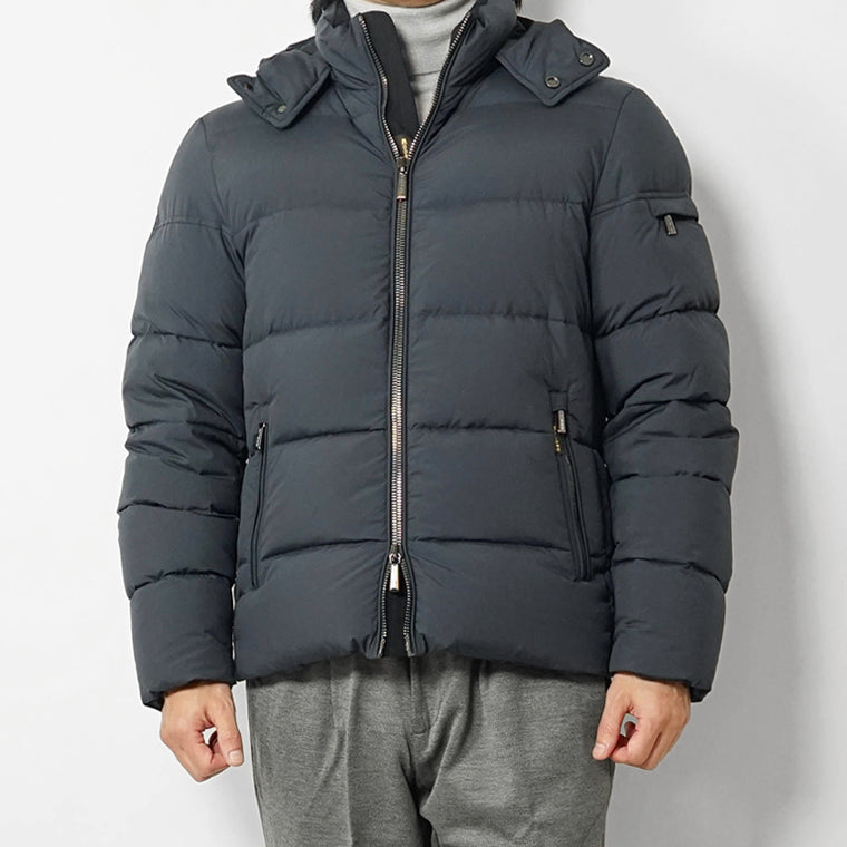 MooRER メンズ ダウンジャケット BRETT SKT ネイビー NAVY