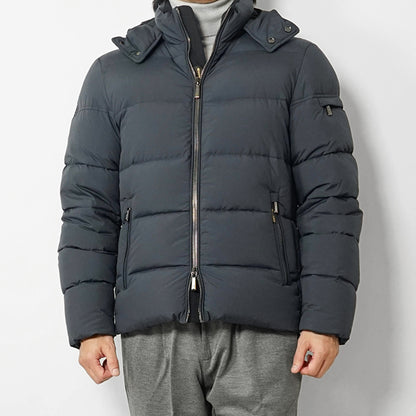 MooRER メンズ ダウンジャケット BRETT SKT ネイビー NAVY