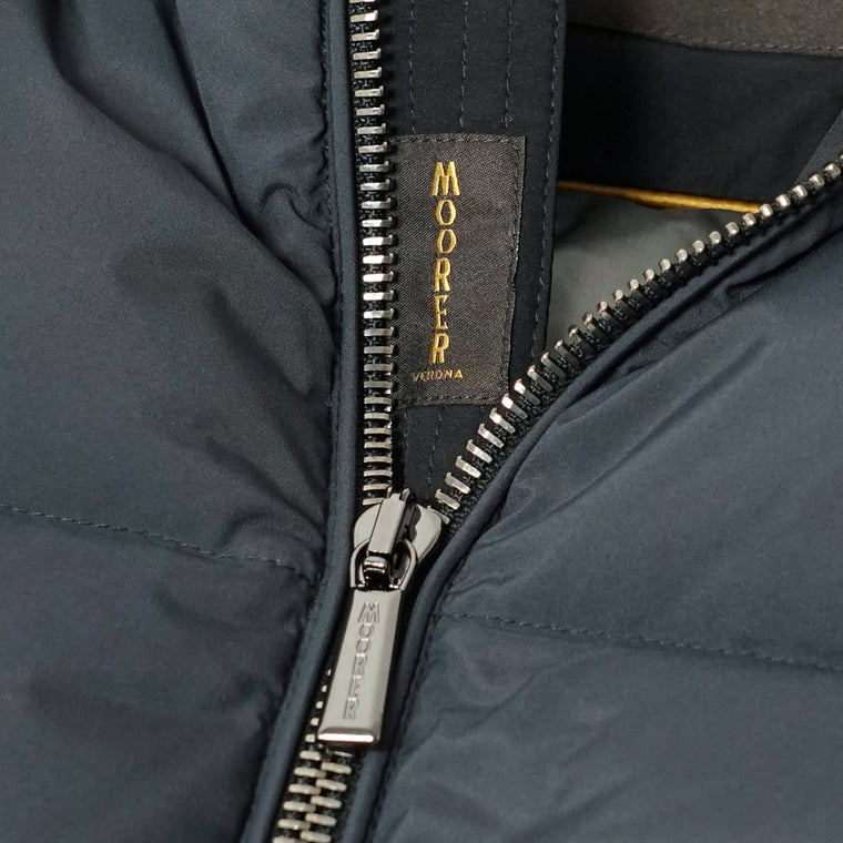 MooRER メンズ ダウンジャケット BRETT SKT ネイビー NAVY