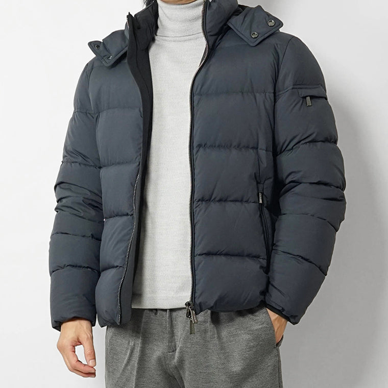 MooRER メンズ ダウンジャケット BRETT SKT ネイビー NAVY