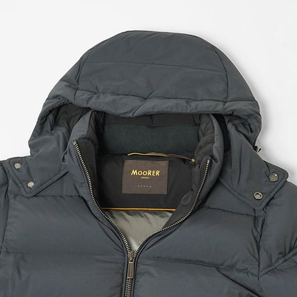 MooRER メンズ ダウンジャケット BRETT SKT ネイビー NAVY