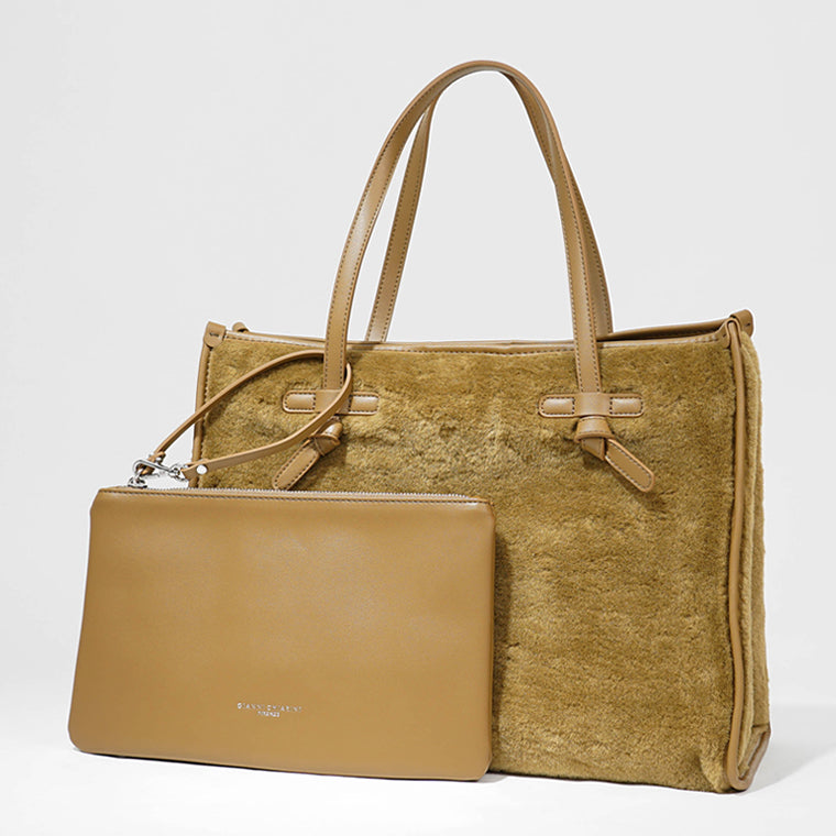 GIANNI CHIARINI レディース トートバッグ MARCELLA MEDIUM BS10670 TEDDY ORZO 12440