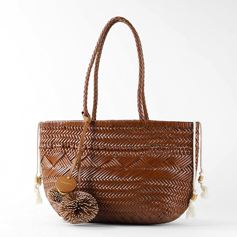 GIANNI CHIARINI レディース トートバッグ PALOMA S BS11371 COMM PLINT CUOIO 206