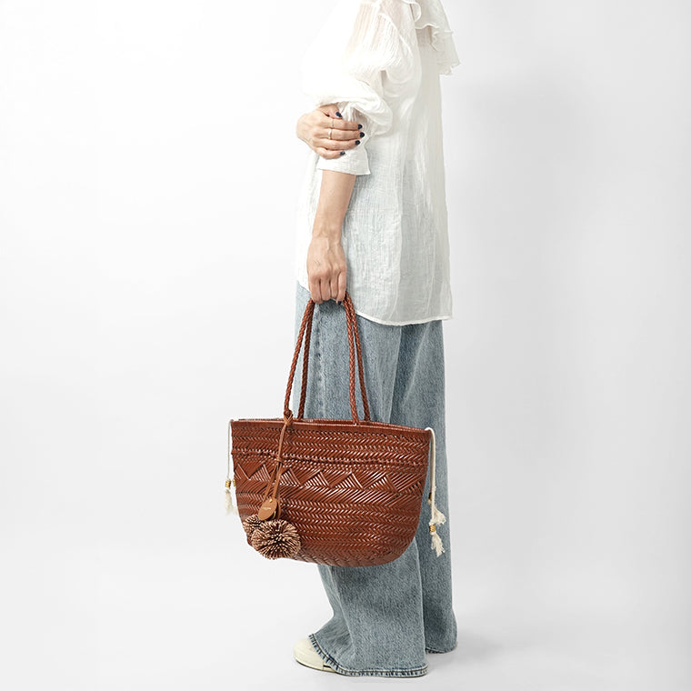 【SUMMER FINAL SALE】 GIANNI CHIARINI レディース トートバッグ PALOMA S BS11371 COMM PLINT CUOIO 206