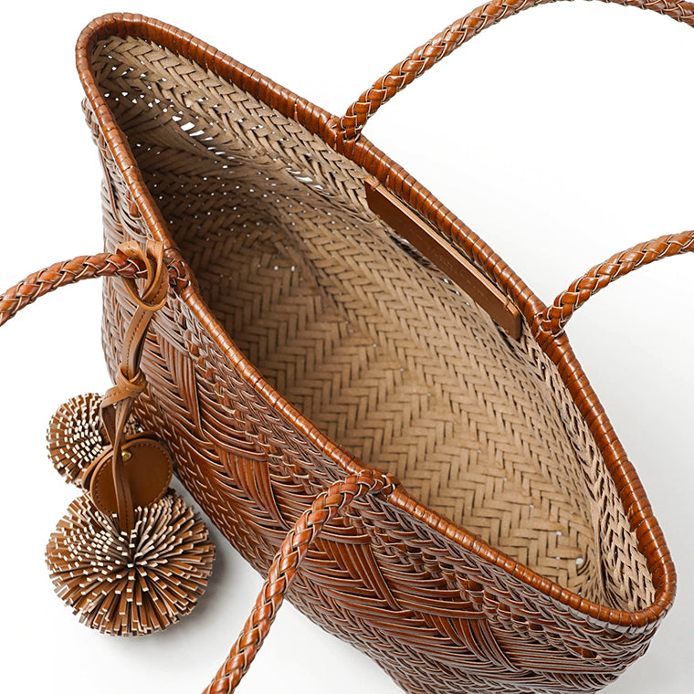 GIANNI CHIARINI レディース トートバッグ PALOMA S BS11371 COMM PLINT CUOIO 206