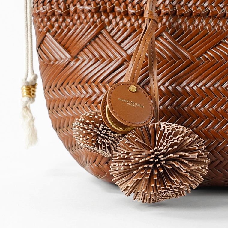GIANNI CHIARINI レディース トートバッグ PALOMA S BS11371 COMM PLINT CUOIO 206