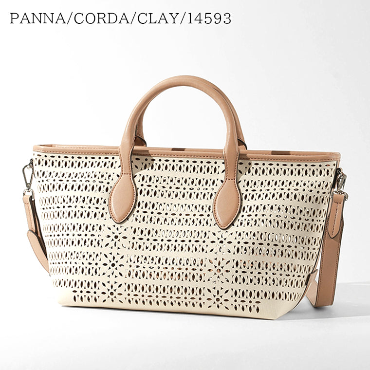 GIANNI CHIARINI レディース ショルダーバッグ MASHUP M BS11506 COMM CNVLS PANNA CORDA CLAY 14593 NERO ブラック 001