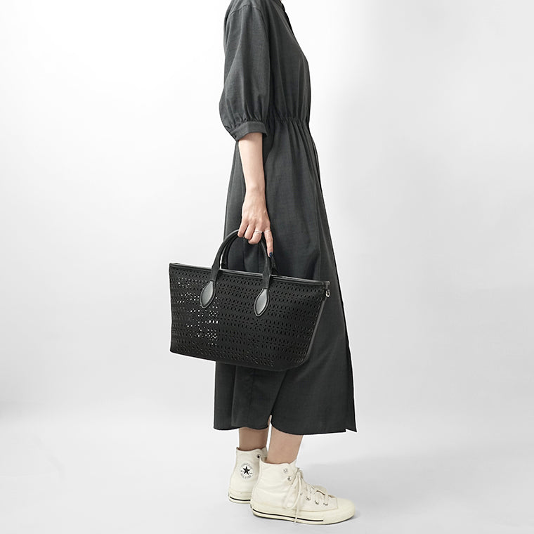 GIANNI CHIARINI レディース ショルダーバッグ MASHUP M BS11506 COMM CNVLS PANNA CORDA CLAY 14593 NERO ブラック 001
