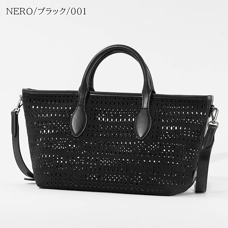 GIANNI CHIARINI レディース ショルダーバッグ MASHUP M BS11506 COMM CNVLS PANNA CORDA CLAY 14593 NERO ブラック 001