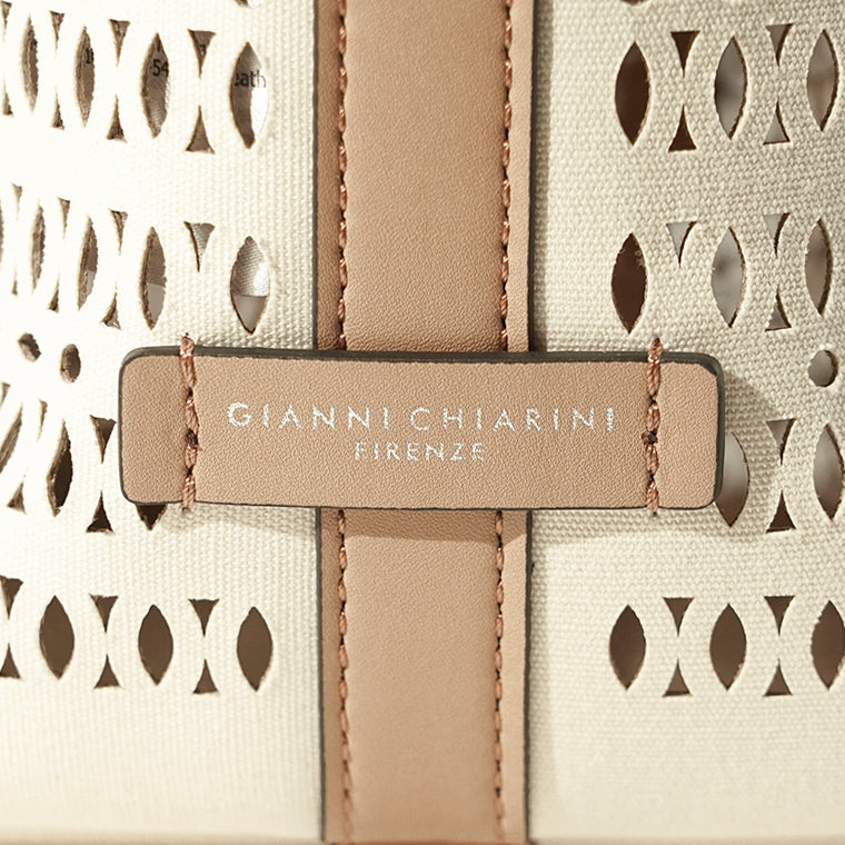 GIANNI CHIARINI レディース ショルダーバッグ MASHUP M BS11506 COMM CNVLS PANNA CORDA CLAY 14593 NERO ブラック 001