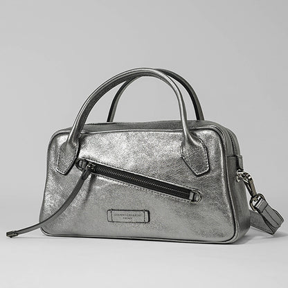 GIANNI CHIARINI レディース ショルダーバッグ CINDY BS11702 VNC MET CITY NOIRE 14168