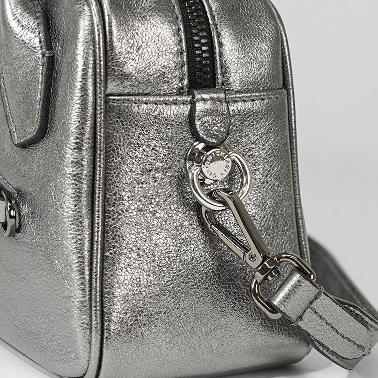 GIANNI CHIARINI レディース ショルダーバッグ CINDY BS11702 VNC MET CITY NOIRE 14168