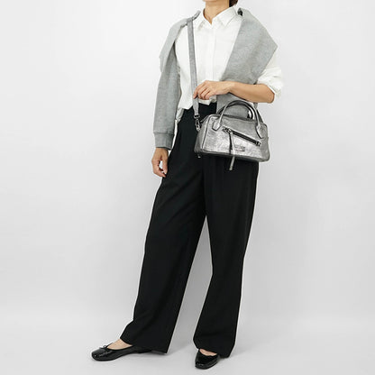 GIANNI CHIARINI レディース ショルダーバッグ CINDY BS11702 VNC MET CITY NOIRE 14168