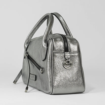 GIANNI CHIARINI レディース ショルダーバッグ CINDY BS11702 VNC MET CITY NOIRE 14168