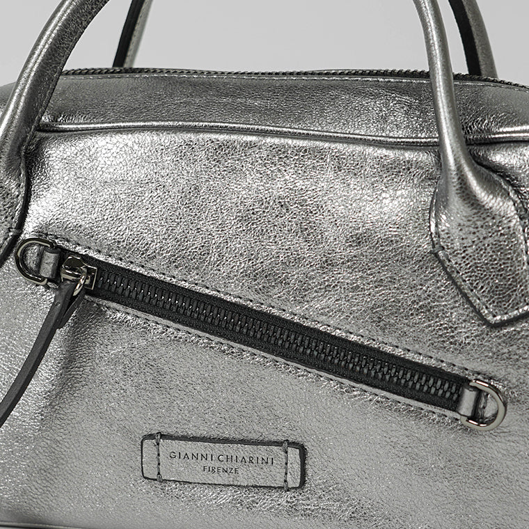 GIANNI CHIARINI レディース ショルダーバッグ CINDY BS11702 VNC MET CITY NOIRE 14168