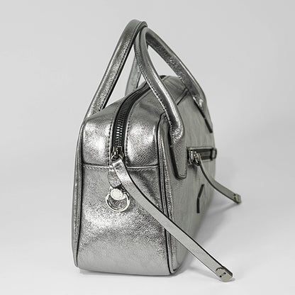 GIANNI CHIARINI レディース ショルダーバッグ CINDY BS11702 VNC MET CITY NOIRE 14168