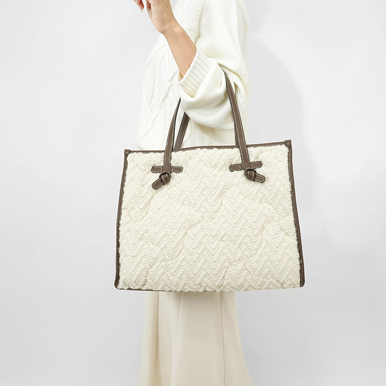 GIANNI CHIARINI レディース トートバッグ MARCELLA M BS12090 DBLTOUCH PANNA 162
