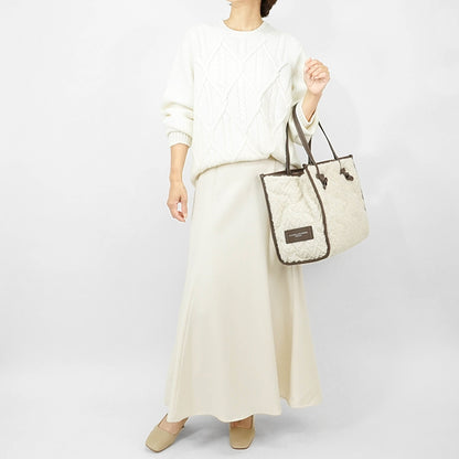 GIANNI CHIARINI レディース トートバッグ MARCELLA M BS12090 DBLTOUCH PANNA 162