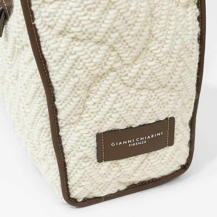 GIANNI CHIARINI レディース トートバッグ MARCELLA M BS12090 DBLTOUCH PANNA 162