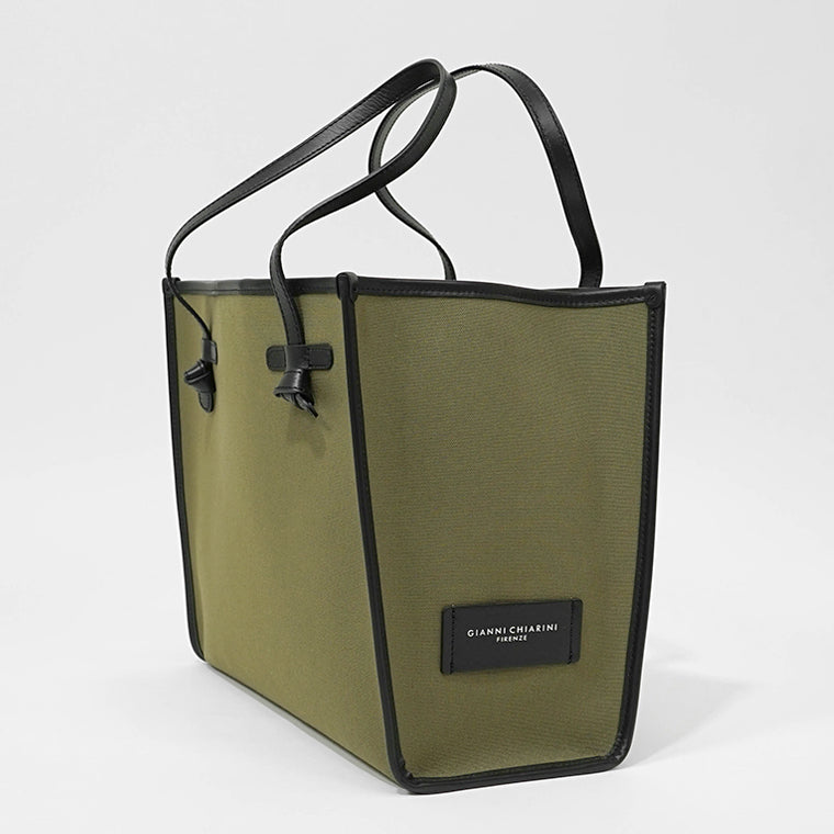 GIANNI CHIARINI レディース トートバッグ MARCELLA MEDIUM BS6850 CNV SE MILITARE CORDA 10374