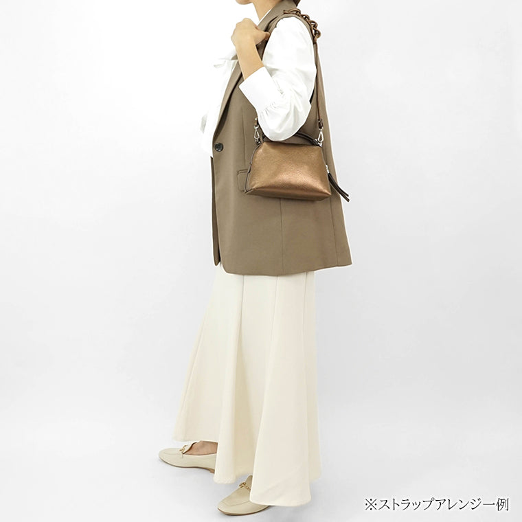 GIANNI CHIARINI レディース ショルダーバッグ ALIFA S BS8145 COMM GRN LM TOASTED 14167