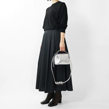 GIANNI CHIARINI レディース ショルダーバッグ ALIFA S BS8145 VNCMET ARGENTO 359
