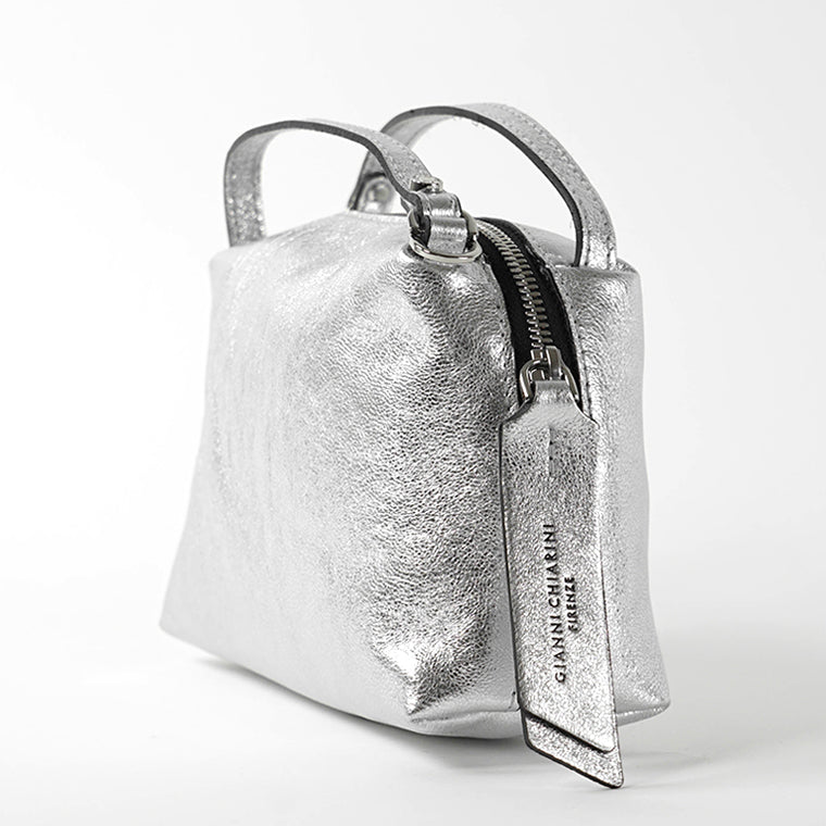 GIANNI CHIARINI レディース ショルダーバッグ ALIFA S BS8145 VNCMET ARGENTO 359