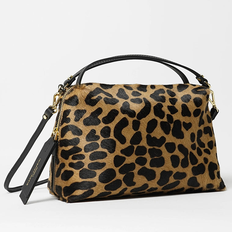 GIANNI CHIARINI レディース ショルダーバッグ ALIFA M BS8148 CAV PL LEO NERO 11865