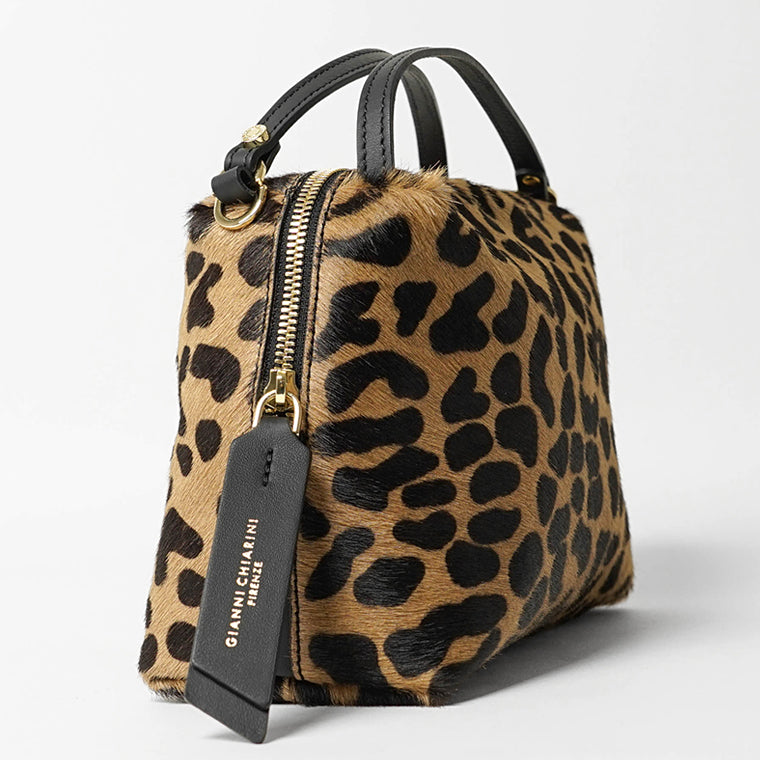 GIANNI CHIARINI レディース ショルダーバッグ ALIFA M BS8148 CAV PL LEO NERO 11865