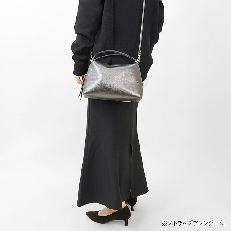 GIANNI CHIARINI レディース ショルダーバッグ ALIFA M BS8148 COMM GRN LM CITY NOIRE 14168